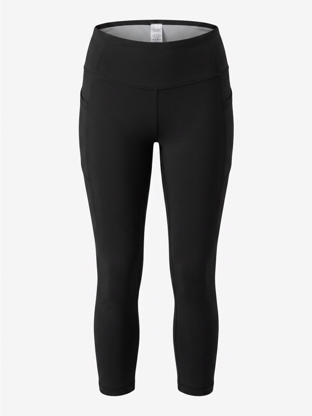 Pink Active Black High Rise Capri Leggings with 2 Side Pockets | XL | Like New